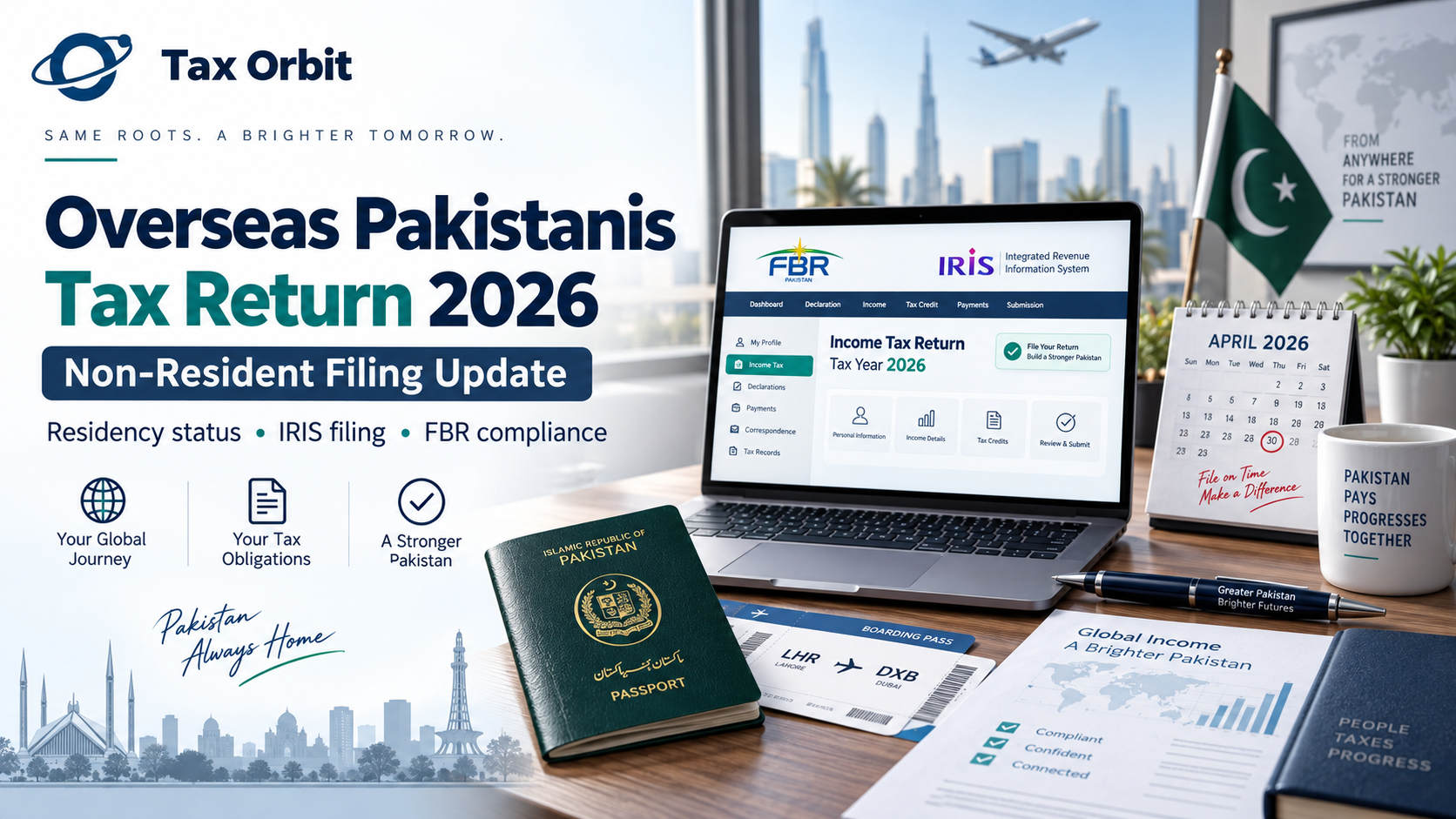 Overseas Pakistanis income tax return 2026 non-resident filing guide and FBR IRIS update
