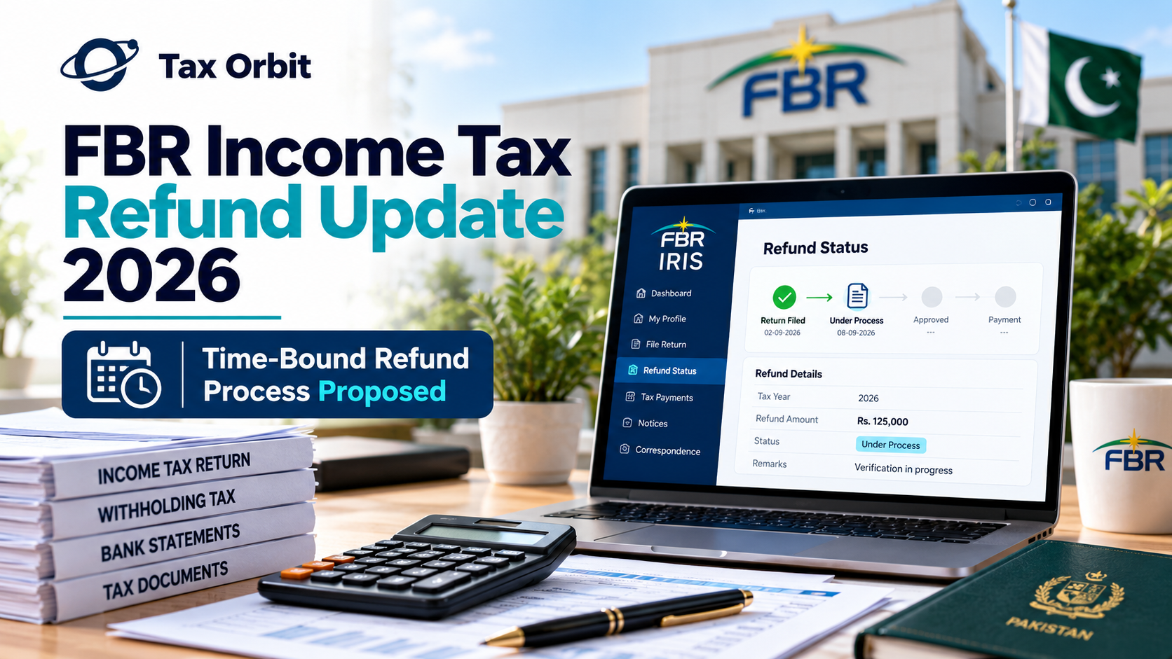 FBR income tax refund processing update for taxpayers in Pakistan 2026